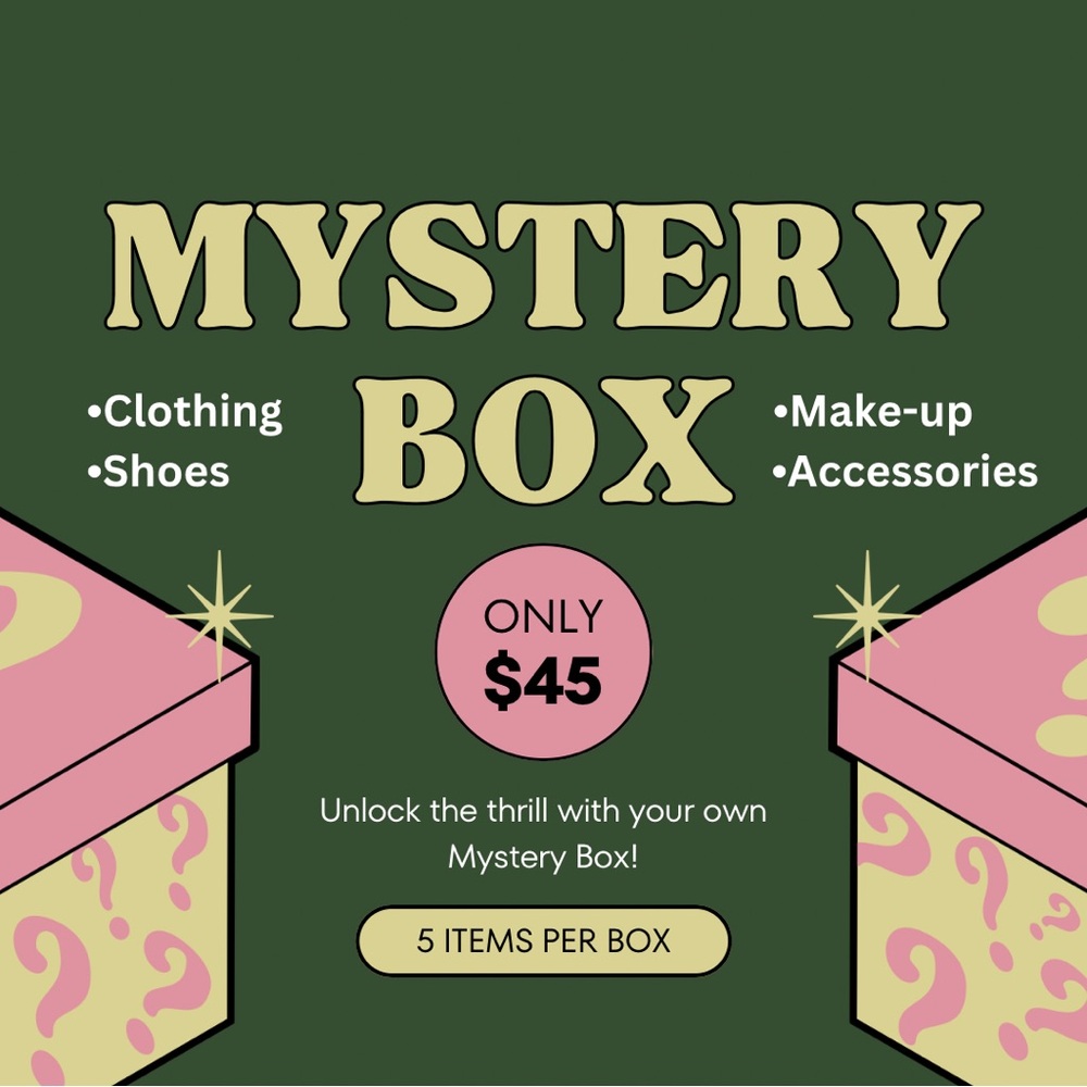 5 ITEM MYSTERY BOX📦 RANDOM PICKS|XS-S clothes, accessories, makeup, shoes.